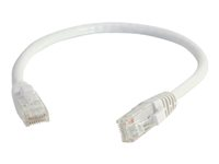 C2G Cat5e Booted Unshielded (UTP) Network Patch Cable - Koblingskabel - RJ-45 (hann) til RJ-45 (hann) - 10 m - UTP - CAT 5e - formstøpt, uten hindringer, flertrådet - hvit 83267