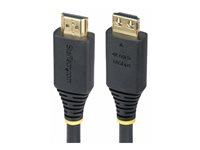 StarTech.com 6ft High Speed HDMI Cable w/Gripping Connectors, 4K 60Hz - High Speed - HDMI-kabel med Ethernet - HDMI hann til HDMI hann - 1.8 m - skjermet - svart - halogenfri, passiv, 4K 60Hz støtte, støtte for 1080p 240 Hz, 2K 144Hz støtte HDMI2-CABLE-GRIP-6F