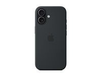 Apple - Baksidedeksel for mobiltelefon - MagSafe-samsvar - silikon - svart - for iPhone 17 MGF14ZM/A