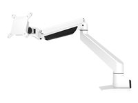 Compulocks Reach VESA Counter Top Articulating Double Jointed Monitor Arm in White - Monteringssett (skjermarm, skrivebordsklemmemontering, VESA-monteringsbrakett) - leddelt - for LCD-skjerm - hvit 660REACHW