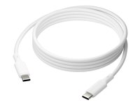 dbramante1928 IT - USB-kabel - 24 pin USB-C til 24 pin USB-C - 2 m - opp til 100W ladekraft CB20CCWH7241