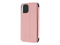 Insmat - Lommebok for mobiltelefon - papir, kartong, aluminiumsfolie, termoplast-polyuretan (TPU) - roserosa - for Apple iPhone 13 Pro 650-3019