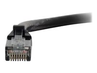 C2G Cat6 Booted Unshielded (UTP) Network Patch Cable - Koblingskabel - RJ-45 (hann) til RJ-45 (hann) - 30 cm - UTP - CAT 6 - formstøpt, uten hindringer, flertrådet - svart 83404