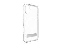 Zagg Crystal Palace Snap - Baksidedeksel for mobiltelefon - med støtte - MagSafe-samsvar - blank - for Apple iPhone 16 702315046