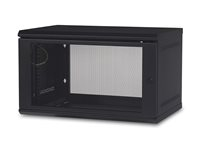 APC NetShelter WX AR106 - Skap - veggmonterbar - svart - 6U - 19" AR106