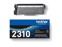 Brother TN2310 - Svart - original - tonerpatron - for Brother DCP-L2500, L2520, L2540, L2560, HL-L2300, L2340, MFC-L2700, L2720 TN2310