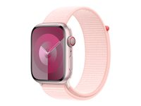 Apple - Sløyfe for smart armbåndsur - 45 mm - 145 - 220 mm - Lys lyserød MT5F3ZM/A