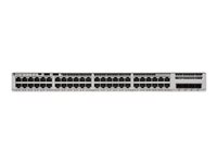 Cisco Catalyst 9200L - Network Essentials - switch - L3 - 48 x 10/100/1000 (PoE+) + 4 x Gigabit SFP (opplink) - rackmonterbar - PoE+ (1440 W) C9200L-48P-4G-E