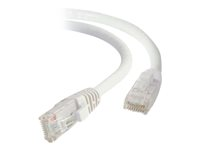 C2G - Koblingskabel - RJ-45 (hann) til RJ-45 (hann) - 3 m - UTP - CAT 6 - med støvel, uten hindringer - hvit 82487