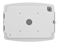 Compulocks iPad 10.2" Space Enclosure Wall Mount - Innhegning - for nettbrett - låsbar - høyverdig aluminium - hvit - skjermstørrelse: 10.2" - monteringsgrensesnitt: 100 x 100 mm - veggmonterbar - for Apple 10.2-inch iPad (7. generasjon, 8. generasjon, 9. generasjon) 102IPDSW