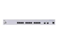 Cisco Business 350 Series CBS350-12XT - Switch - L3 - Styrt - 10 x 10GBase-T + 2 x combo 10 Gigabit SFP+/RJ-45 - rackmonterbar CBS350-12XT-EU