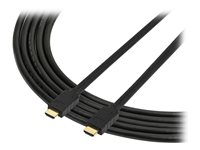 StarTech.com StarTech.com Premium Certified High Speed HDMI 2.0 Cable with Ethernet - 15ft 5m - 3D Ultra HD 4K 60Hz - 15 feet Long HDMI Male to Male Cord (HDMM5MP) - HDMI-kabel med Ethernet - HDMI hann til HDMI hann - 5 m - svart - for P/N: KITBXAVHDPEU, KITBXAVHDPUK, KITBXDOCKPEU, KITBXDOCKPUK, USBC-HDMI-CDP2HD4K60 HDMM5MP