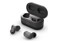 Belkin SoundForm - True wireless-hodetelefoner med mikrofon - i øret - Bluetooth - svart AUC001BTBK