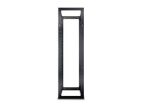 APC NetShelter 4 Post Open Frame Rack - Rack - svart - 44U - for P/N: SUA5000RMI5U AR203A