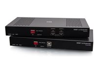 C2G HDMI HDBaseT + USB-B to A + RS232 Over Cat Extender Box TX to Box RX (18Gbps) 4K 60Hz up to 328ft - Video/lyd/USB/nettverksutvider - HDBaseT, HDMI - USB - opp til 100 m C2G30055