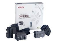 Xerox Phaser 8860MFP - 6-pack - svart - original - faste blekktyper - for Phaser 8860, 8860DN, 8860MFP, 8860MFP/D, 8860MFP/E, 8860MFP/SD, 8860PP, 8860WDN 108R00749