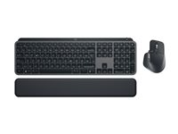 Logitech MX Keys Combo for Business - Tastatur- og mussett - bakbelysning - trådløs - Bluetooth LE - QWERTY - Spansk - Europa - grafitt 920-010930