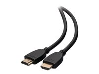 C2G 10t 4K HDMI Cable with Ethernet - High Speed - UltraHD Cable - M/M - HDMI-kabel med Ethernet - HDMI hann til HDMI hann - 3.05 m - skjermet - svart 56784