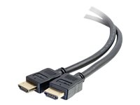 C2G 12ft 4K HDMI Cable with Ethernet - Premium Certified - High Speed 60Hz - HDMI-kabel med Ethernet - HDMI hann til HDMI hann - 3.66 m - skjermet - svart - 4K-støtte 50185