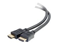 C2G 15ft 4K HDMI Cable with Ethernet - Premium Certified - High Speed 60Hz - HDMI-kabel med Ethernet - HDMI hann til HDMI hann - 4.57 m - skjermet - svart - 4K-støtte 50186