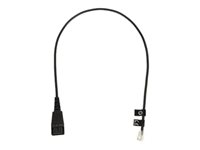 Jabra - Hodetelefonkabel - RJ-10 hann til Quick Disconnect hann - 0.5 m 8800-00-01