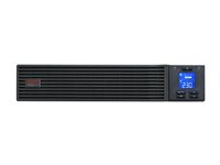 APC Easy UPS SRV SRVPM2KRIL - UPS (kan monteres i rack) - AC 230 V - 1600 watt - 2000 VA - uten batteri - USB, RS-232 - utgangskontakter: 4 - 2U SRVPM2KRIL