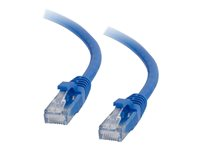 C2G - Koblingskabel - RJ-45 (hann) til RJ-45 (hann) - 1.5 m - UTP - CAT 5e - med støvel, uten hindringer - blå 82419