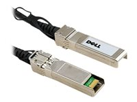 Dell Customer Kit - Direkte 25GBase-koblingskabel - SFP28 (hann) til SFP28 (hann) - 1 m - toakset - passiv - for PowerEdge FC640, R530, R540, R630, R6415, R740, R7415, R7425; PowerSwitch S5232, S5296 470-ACEX