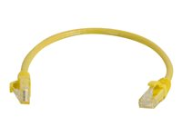 C2G Cat6 Booted Unshielded (UTP) Network Patch Cable - Koblingskabel - RJ-45 (hann) til RJ-45 (hann) - 3 m - UTP - CAT 6 - formstøpt, uten hindringer, flertrådet - gul 83469