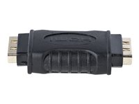 StarTech.com HDMI to HDMI Adapter, High Speed HDMI to HDMI Connector, 4K 30Hz HDMI to HDMI Coupler, HDMI to HDMI Converter - HDMI Female to HDMI Female Adapter - HDMI-kobler - HDMI hunn til HDMI hunn - svart - for P/N: CDP2HDMM2MB, DP2HDMM2MB, HDDVIMM3, HDMM1MP, HDMM2MP, HDMM3MP, HDPMM50, MDP2HDMM2MB GCHDMIFF