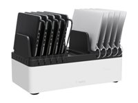 Belkin Store and Charge Go with fixed dividers - Ladestasjon - 120 watt - utgangskontakter: 10 B2B161VF