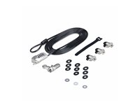 StarTech.com Laptop/Desktop & Peripheral Lock Kit, 9.8ft (3m) Cable - Låsesett for arbeidsstasjon - tyverihindrende - svart og sølv - 3 m - TAA-samsvar 3M4-DESK-LOCKING-KIT