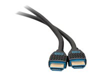 C2G 12ft 4K HDMI Cable with Ethernet - Premium Certified - High Speed 60Hz - HDMI-kabel med Ethernet - HDMI hann til HDMI hann - 3.66 m - skjermet - svart - 4K-støtte 50185