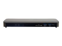 C2G - Dokkingstasjon - USB-C / Thunderbolt 3 - HDMI, Thunderbolt - GigE - 135 watt 80933