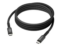 dbramante1928 re-charge it - USB-kabel - 24 pin USB-C (hann) til 24 pin USB-C (hann) - 2 m - flettet kabel, opp til 100W ladekraft - svart CB20CCBL7235