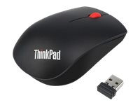 Lenovo ThinkPad Essential Wireless Mouse - Mus - laser - 5 knapper - trådløs - 2.4 GHz - USB trådløs mottaker 4X30M56888