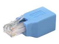 StarTech.com Cisco Console Rollover Adapter for RJ45 Ethernet Cable - Network adapter cable - RJ-45 (M) to RJ-45 (F) - blue - ROLLOVER - Nettverkadapterkabel - RJ-45 (hann) til RJ-45 (hunn) - blå ROLLOVER