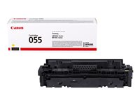 Canon 055 - Gul - original - tonerpatron - for imageCLASS LBP664, MF745; i-SENSYS LBP663, LBP664, MF742, MF744, MF746; Satera LBP662 3013C002