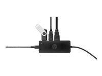 HP Travel Hub G2 - Portreplikator - USB-C - VGA, HDMI - for OMEN by HP Laptop 16; Victus by HP Laptop 15, 16; EliteBook 830 G6; Fortis 11 G9 7PJ38AA