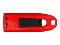 SanDisk Ultra - USB-flashstasjon - 64 GB - USB 3.0 - blå, rød (en pakke 2) SDCZ48-064G-G46BR2