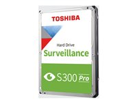 Toshiba S300 Pro MD10ADA10TV - Harddisk - Overvåking - 10 TB - intern - 3.5" - SATA 6Gb/s - 7200 rpm - buffer: 512 MB MD10ADA10TV