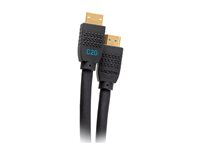 C2G 12ft 8K HDMI Cable with Ethernet - Performance Series Ultra High Speed - Ultra High Speed - HDMI-kabel med Ethernet - HDMI hann til HDMI hann - 3.6 m - svart - 10K-støtte, 8 K 60 Hz (7680 x 4320) støtte, 4 K 120 Hz (4096 x 2160) støtte C2G10456