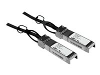 StarTech.com Cisco SFP-H10GB-CU5M Compatible 5m 10G SFP+ to SFP+ Direct Attach Cable Twinax, 10GbE SFP+ Copper DAC 10Gbps Low Power Passive Mini GBIC/Transceiver Module DAC, 10G SFP+ Cable - Lifetime Warranty (SFPCMM5M) - Direktekoblingskabel - SFP+ til SFP+ - 5 m - toakset - for P/N: PEX10000SFPI, PEX10GSFP4I, PEX20000SFPI SFPCMM5M