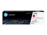 HP 219X - Høy ytelse - magenta - original - LaserJet - tonerpatron (W2193X) - for P/N: 499Q6F#ABZ, 499Q6F#BAZ, 499Q7F#ABU, 499Q7F#BAZ, 499Q8F#ABF, 499Q8F#BAZ, 499R0F#ABZ W2193X