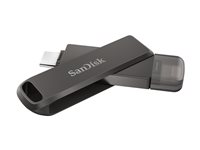 SanDisk iXpand Luxe - USB-flashstasjon - 256 GB - USB-C / Lightning SDIX70N-256G-GN6NE