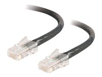 C2G Cat5e Non-Booted Unshielded (UTP) Network Patch Cable - Koblingskabel - RJ-45 (hann) til RJ-45 (hann) - 5 m - UTP - CAT 5e - flertrådet, uniboot - svart 83045