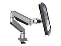 Compulocks Surface Pro 8-10 Space Enclosure Articulating Arm Mount Black - Monteringssett (VESA-adapter, hus, leddarm, skrivebordsmontering) - justerbar arm - for nettbrett - låsbar - høyverdig aluminium - svart, sølv - skjermstørrelse: 13" - for Microsoft Surface Pro 8, Pro 9 660REACH580SPSB