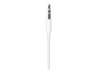 Apple Lightning to 3.5mm Audio Cable - Lydkabel - Lightning hann til 4-polsminijakk hann - 1.2 m - hvit MXK22ZM/A