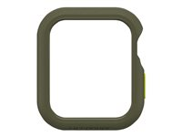 LifeProof Eco-Friendly - Støtfanger for smartarmåndsur - liten - 85 % havbasert resirkulert plast - knepgrønn - for Apple Watch (40 mm) 77-83816