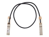 Cisco Copper Cable - Direkte 100GBase-koblingskabel - QSFP (hann) til QSFP (hann) - 3 m - passiv - for Mellanox ConnectX-5 Ex EN; Nexus 93108TC-EX, 93180YC-FX, 9336C-FX2 QSFP-100G-CU3M=